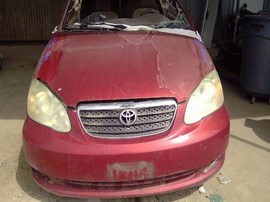 2007 TOYOTA COROLLA, BURGUNDY, 1.8, AT.   Z25182
